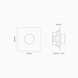 Variateur (Plaque Simple) - Nickel Poli Peignable