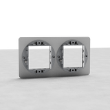 Plaque (Double) Insert 45 mm Carré - Peignable