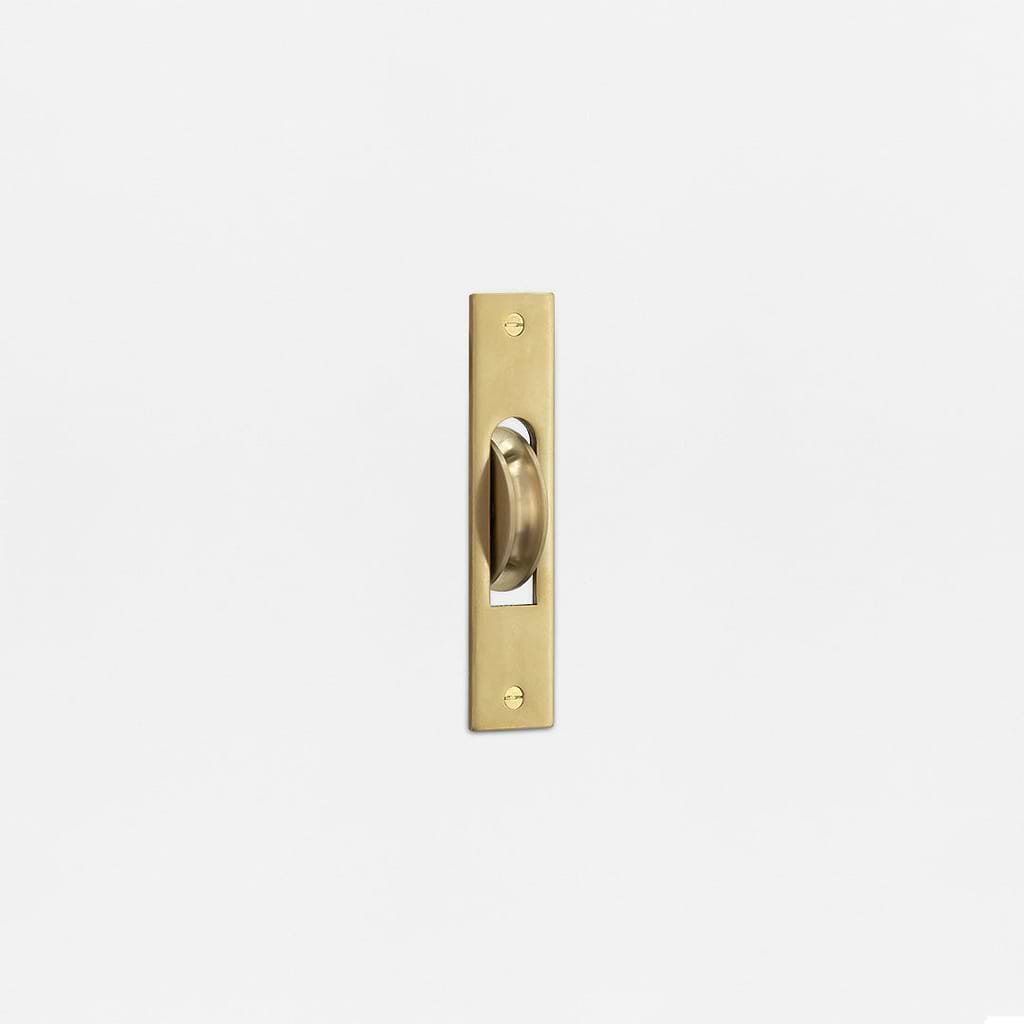 Belmont Single Sash Window Pulley - Antique Brass