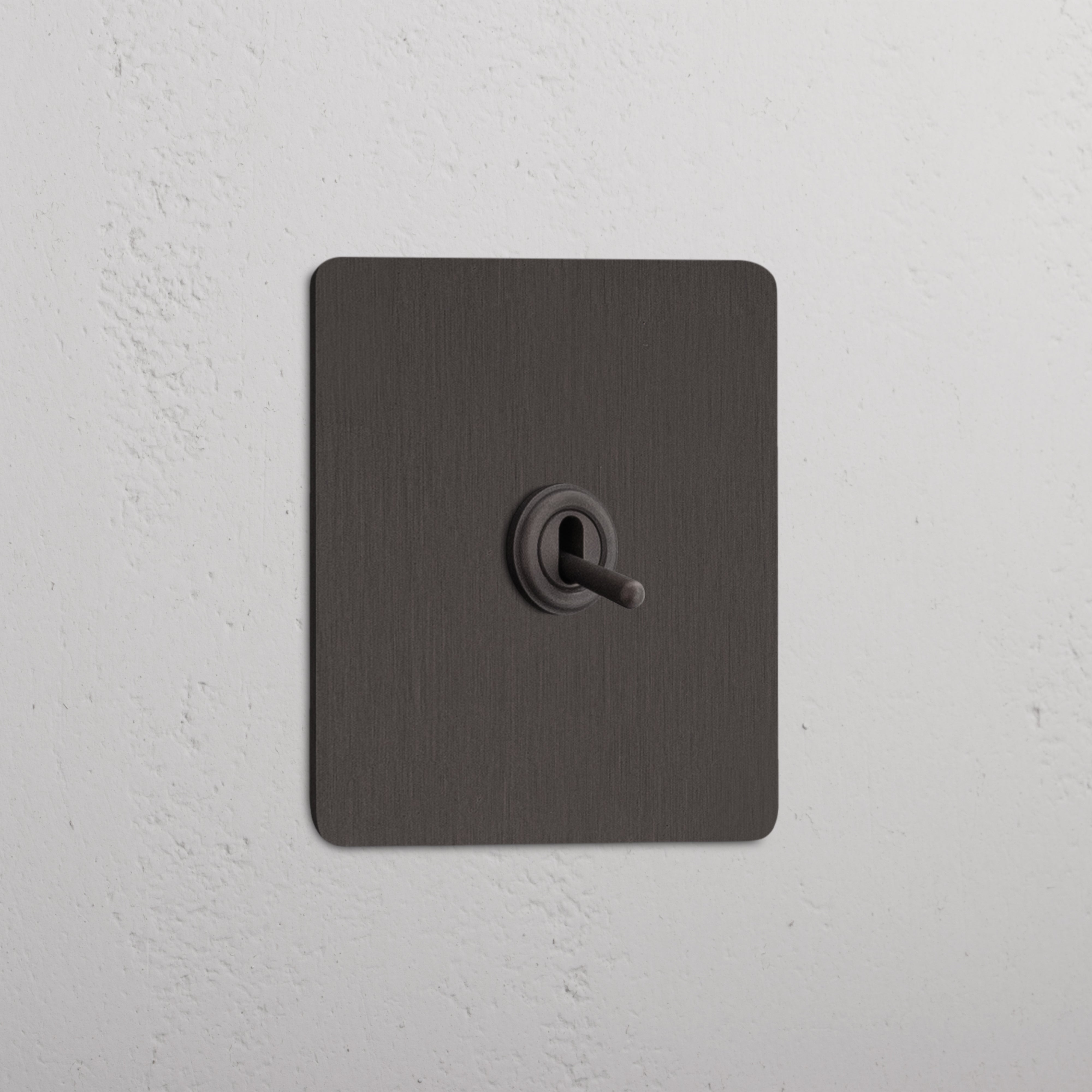 Single Toggle Switch in Bronze - Sleek and Stylish Home Detail