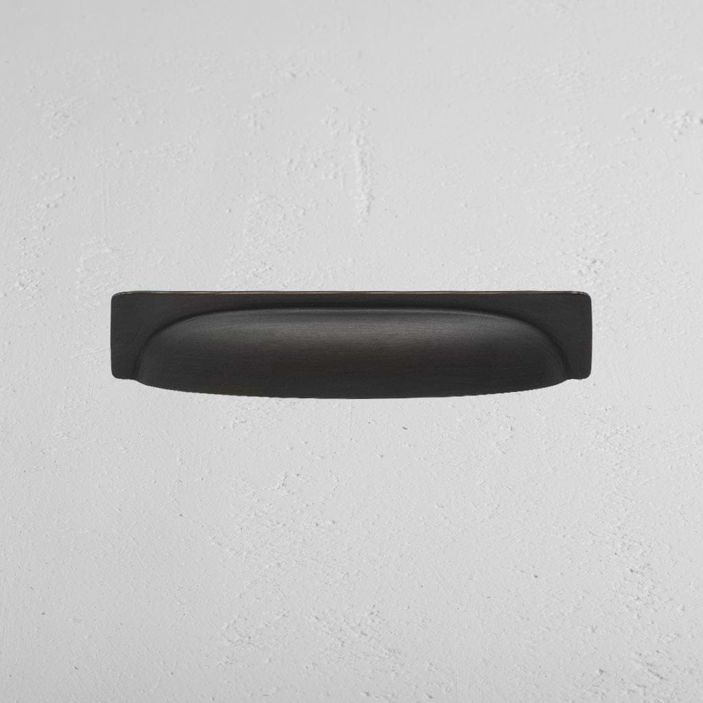 Bronze Elm Cup Handle in White Background