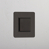 Central Rocker Switch in Bronze Black - Convenient Control