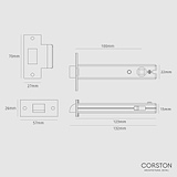 Loquet Robuste 100mm - Laiton Ancien