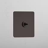 Central Bronze Single Toggle Switch - Stylish Light Control Solution