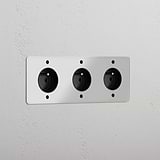 Triple 3x French Power Module - Clear Black