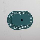 Robust Double Outlet Render Trim: 9mm Double Render Trim on White Background