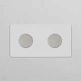 Variateur x2 (Plaque Double) - Nickel Poli Peignable