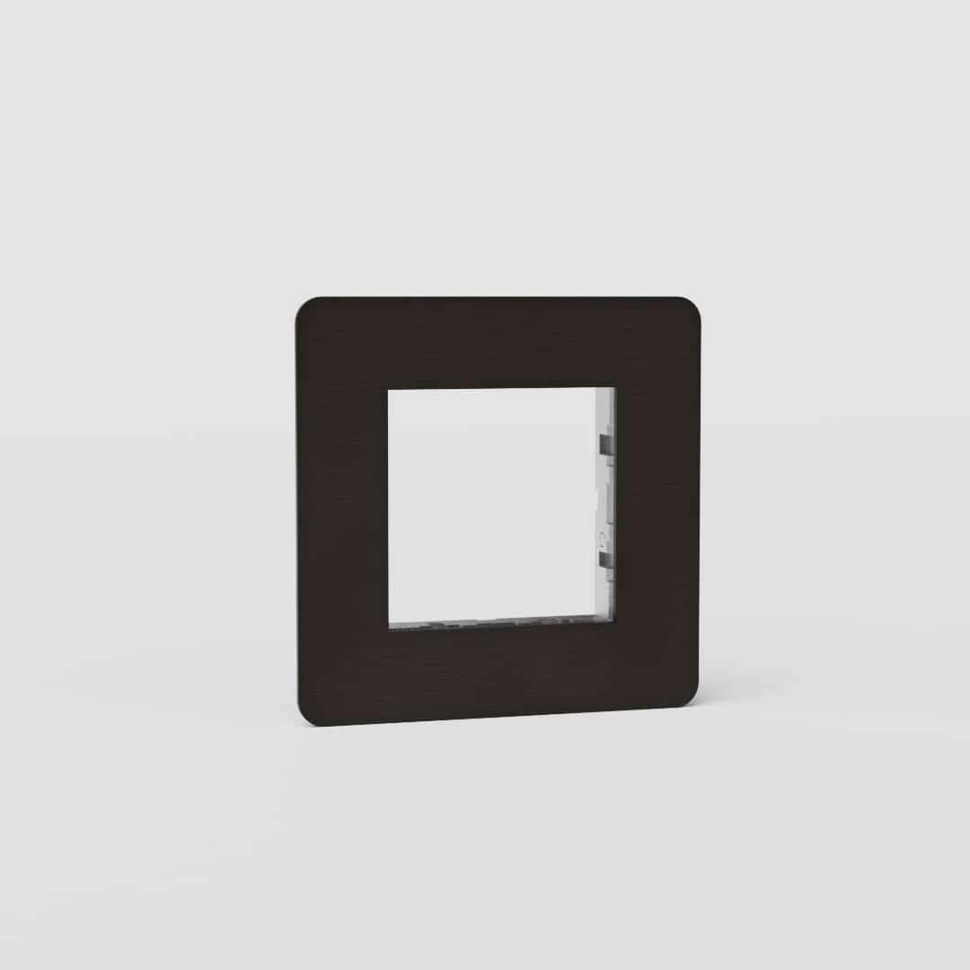 Plaque Interrupteur Simple 45mm - Bronze