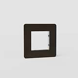 Plaque Interrupteur Simple 45mm - Bronze