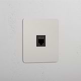 Accessorio Connettività di Rete in Nichel Lucido Nero - Modulo RJ45 Singolo
