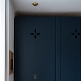 Interruttore a tirante per bagno in stile Ottone Antico, ideale per uso come interruttore isolatore.