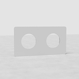 Placca Interruttore + Modulo 45mm 1x + Keystone EU – Pitturabile