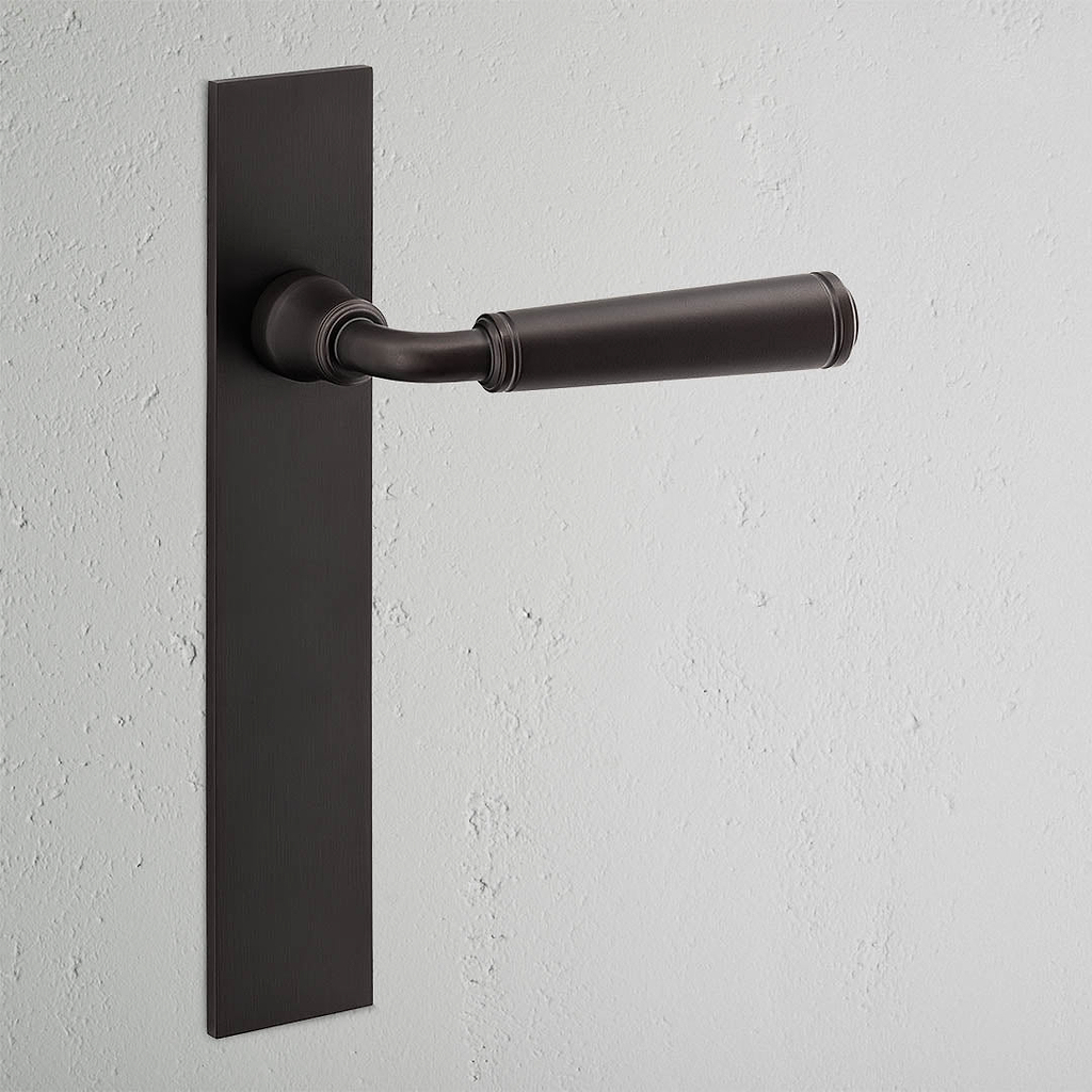 Digby Maniglia Fissa con Placca Lunga - Bronzo