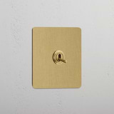 Interruttore Intermittente a Levetta in Ottone Antico - Design di Stile