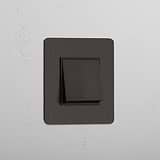 Interruttore Intermittente a Bilanciere in Bronzo Nero - Funzionalità Versatile