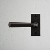 Digby Maniglia Fissa con Placca Corta - Bronzo
