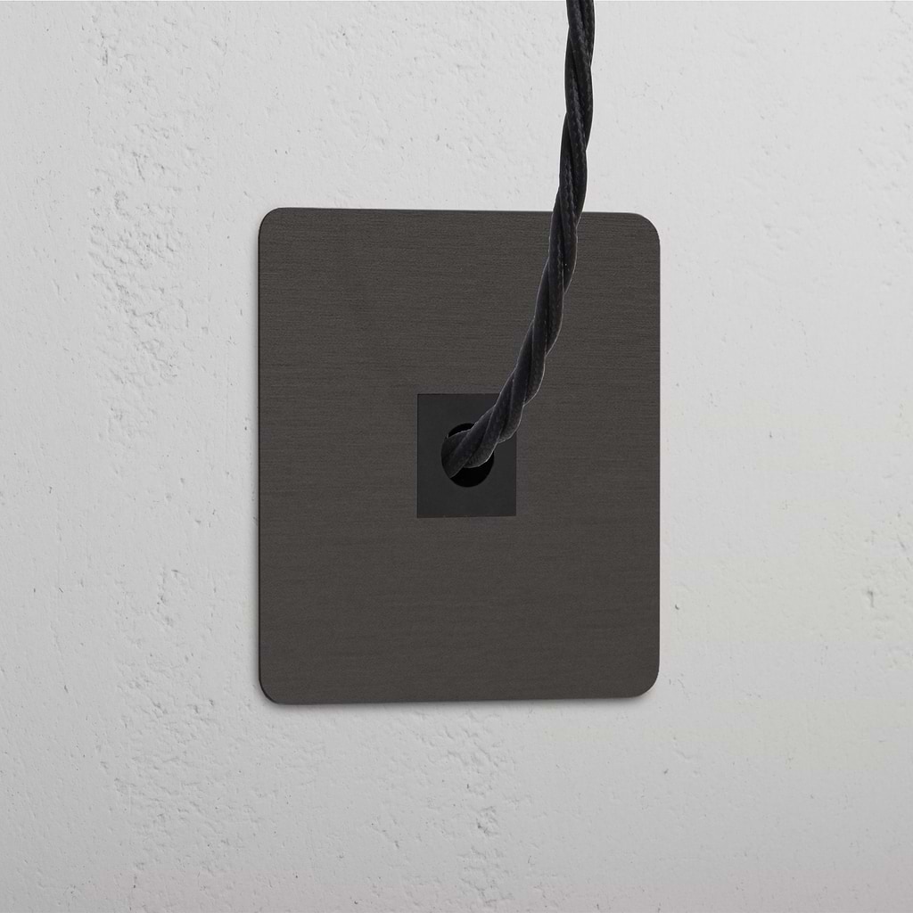 Uscita Cavo Singola - Bronzo Nero  