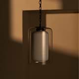 Windsor Lampadario Medio in Vetro Opale - Bronzo