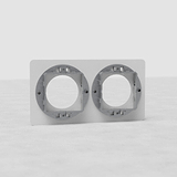 Placca Interruttore + Modulo 45mm 1x + Keystone EU – Pitturabile