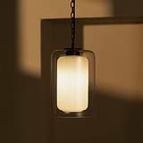 Windsor Lampadario Medio in Vetro Opale - Bronzo
