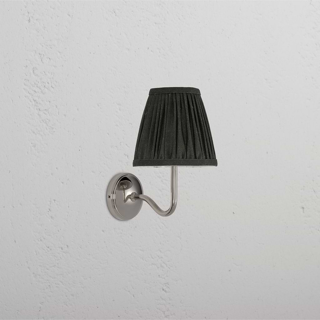 Applique Malvern Piccola Verde Scuro - Nichel Lucido