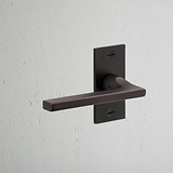 Clayton Maniglia con Placca Corta Fissa - Bronzo