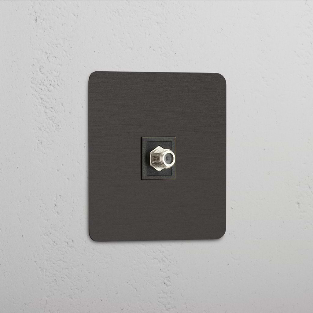 Modulo Satellite Singolo in Bronzo Nero - Eccellente Ricezione