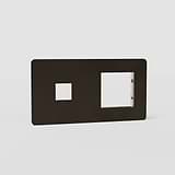 Placca Interruttore Doppia e da 45mm EU in Bronzo Elegante - Placca Interruttore Stile Vintage