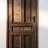Apsley Maniglia per porta con molla su placca lunga - Bronzo
