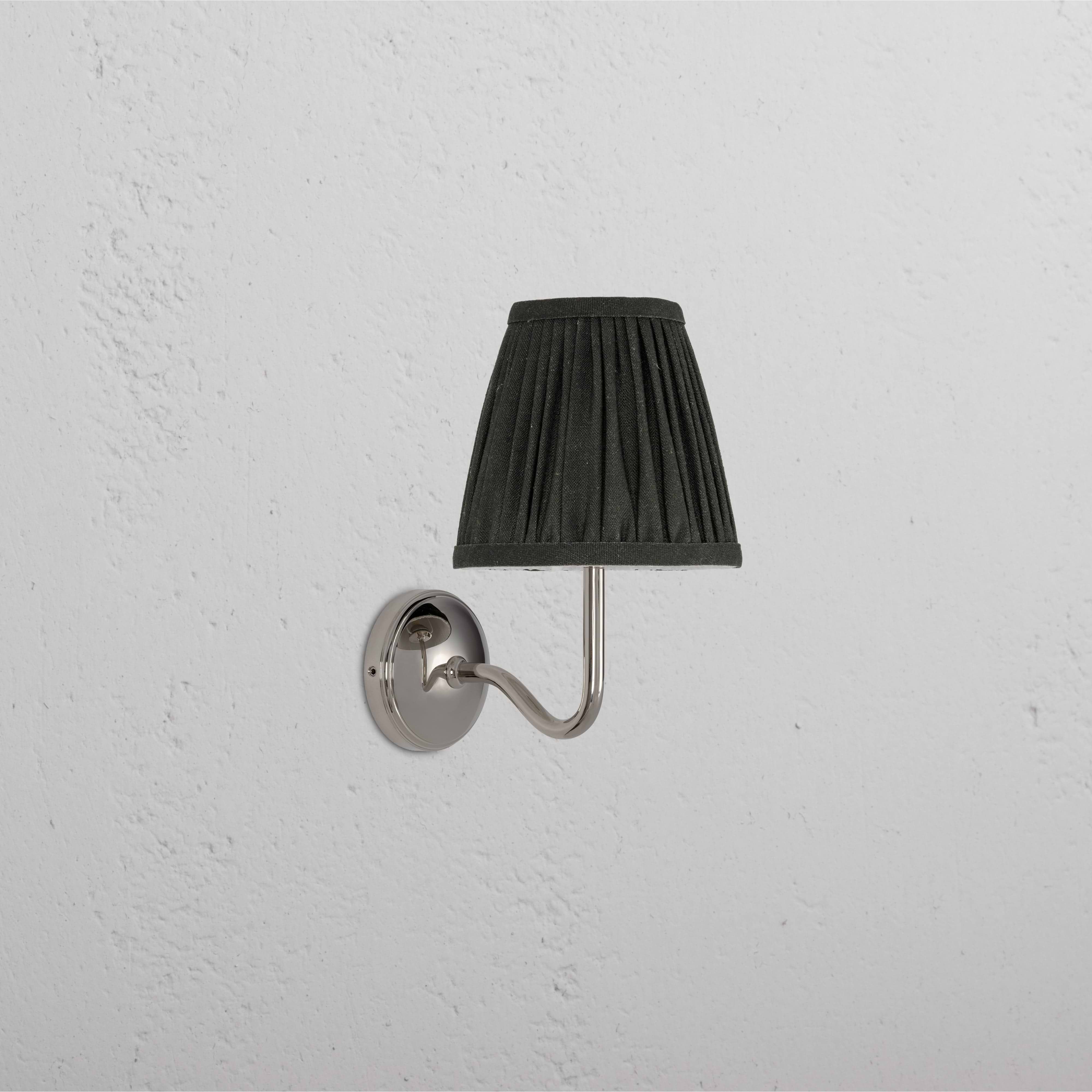 Applique Malvern Piccola Verde Scuro - Nichel Lucido