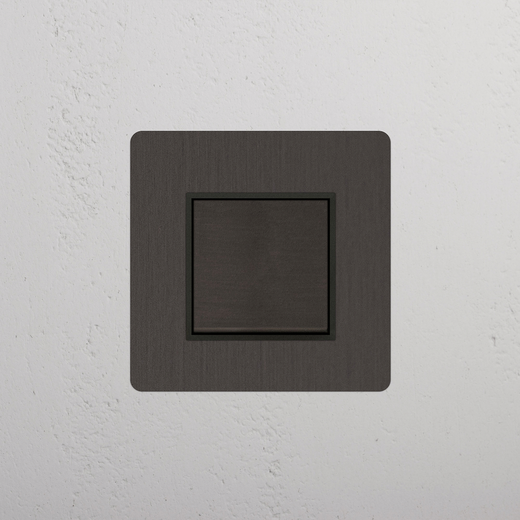 Miratic Interruttore Luce A Pulsante - Interruttore Da Superficie Unipolare Nero Per Interni - Foto 6