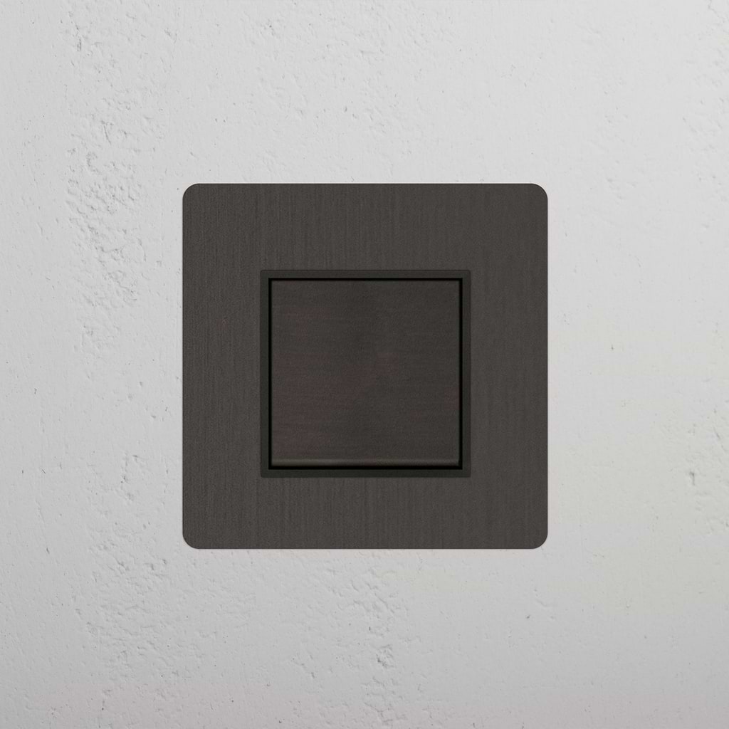 Miratic Interruttore Luce A Pulsante - Interruttore Da Superficie Unipolare Nero Per Interni - Foto 6