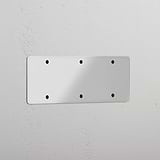 Triple Blank Plate - Clear Black