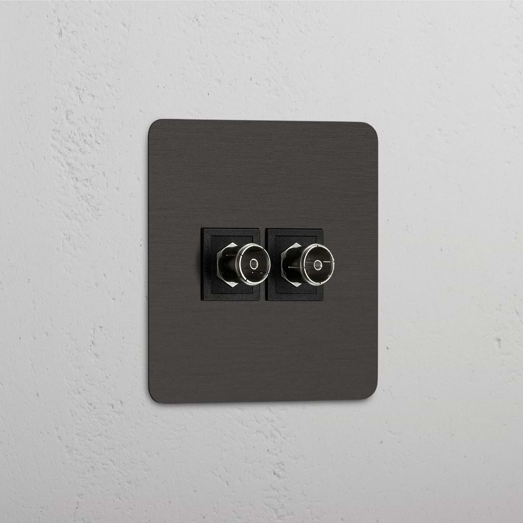 Single 2x TV Module - Bronze Black