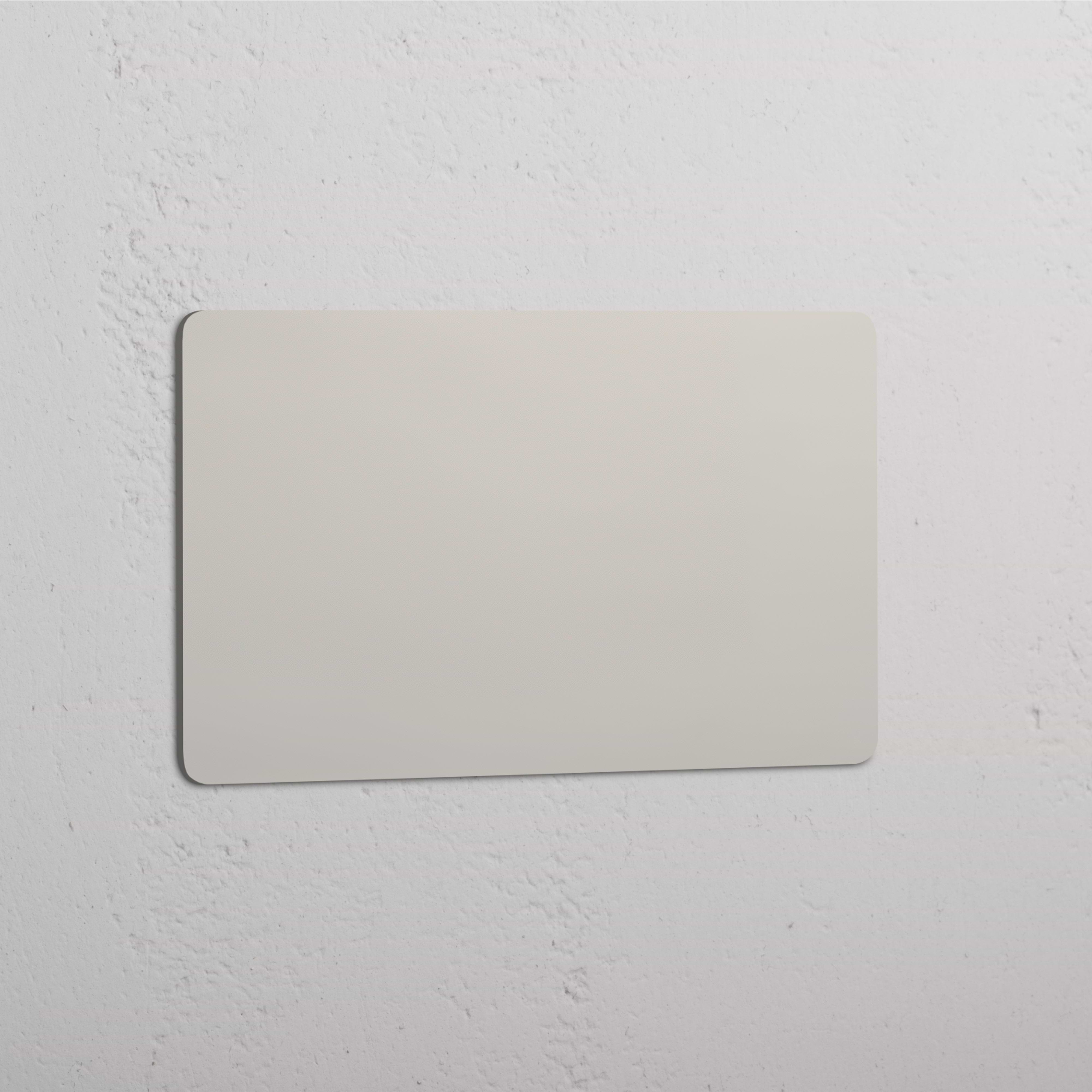 Double Blank Plate - Polished Nickel