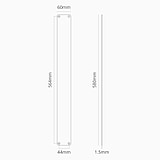 Harper płyta dociskowa 580 mm - Polerowany nikiel