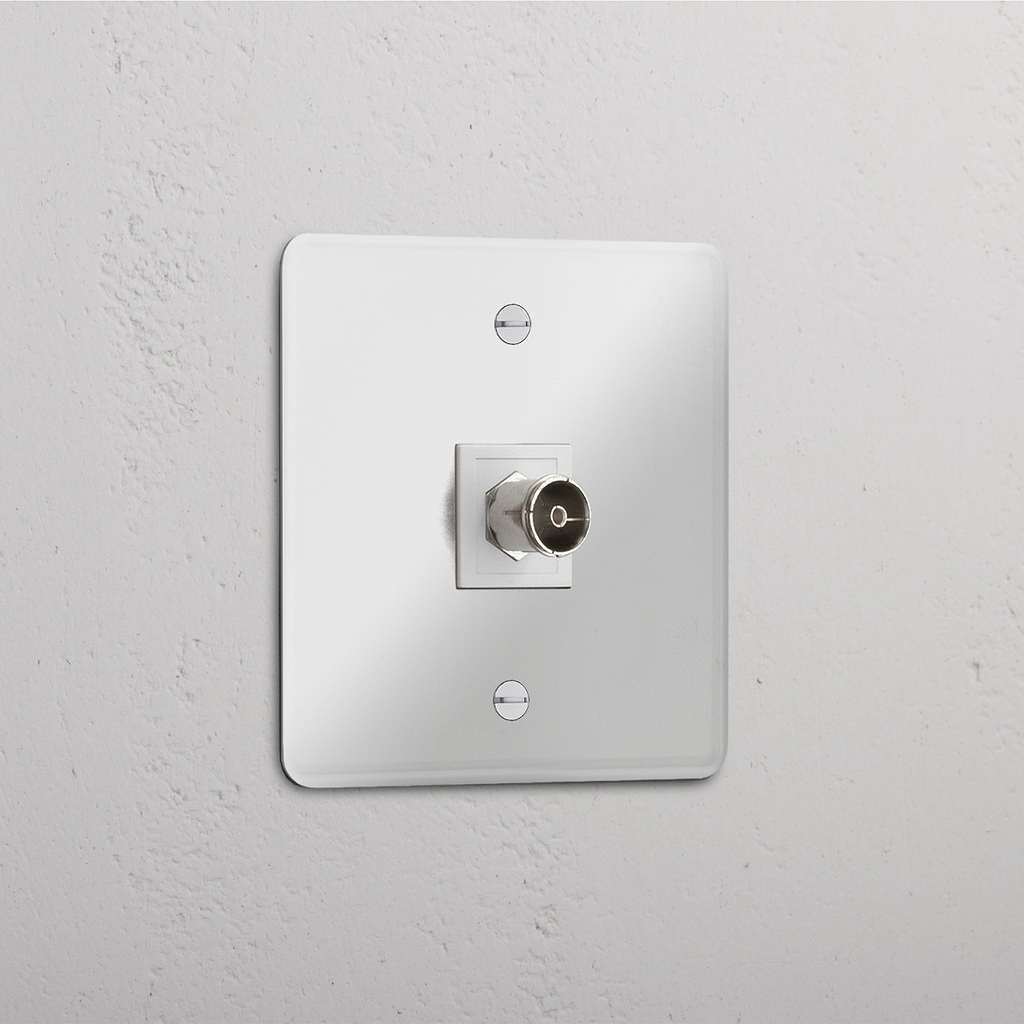 Single TV Module - Clear White