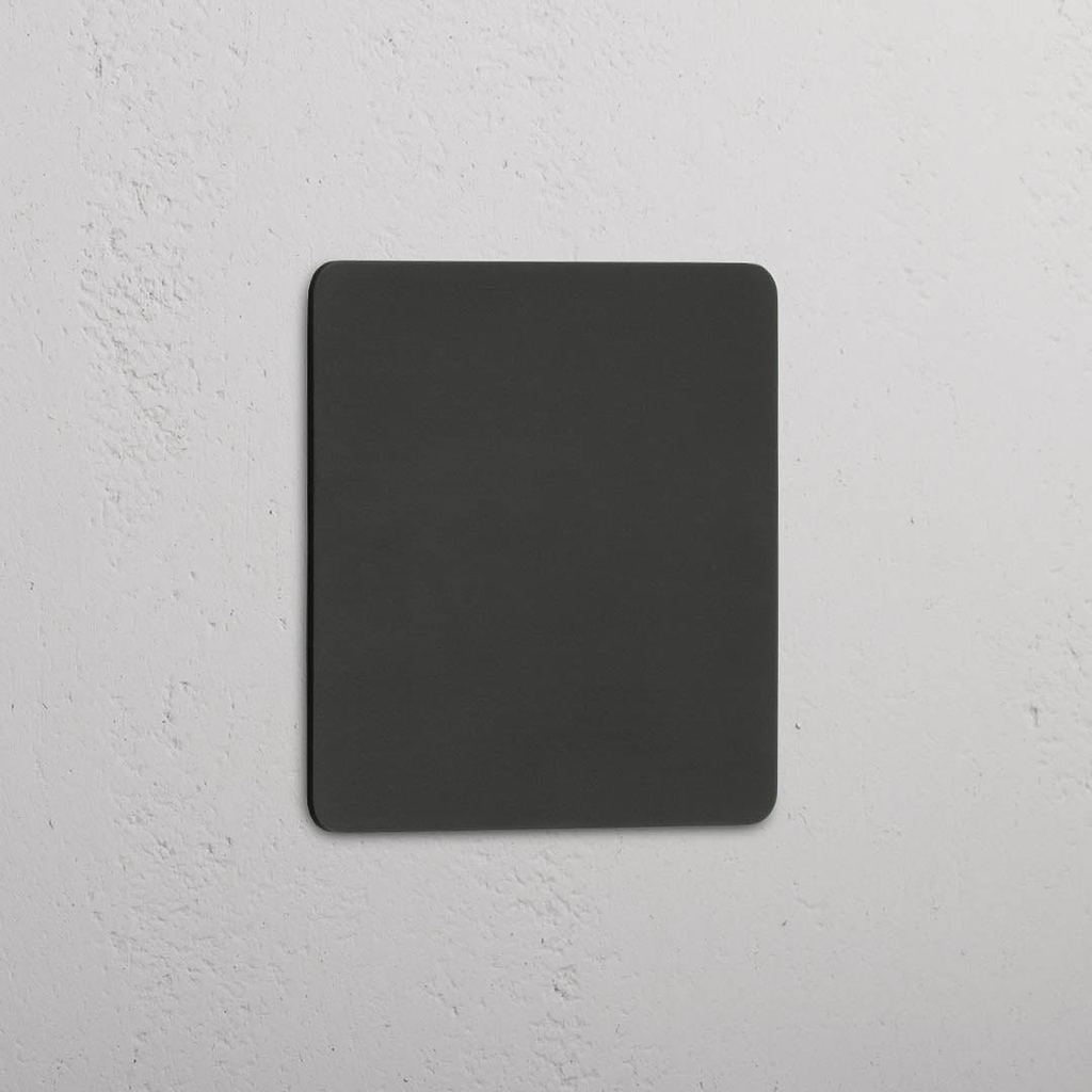 Single Blank Plate - Bronze