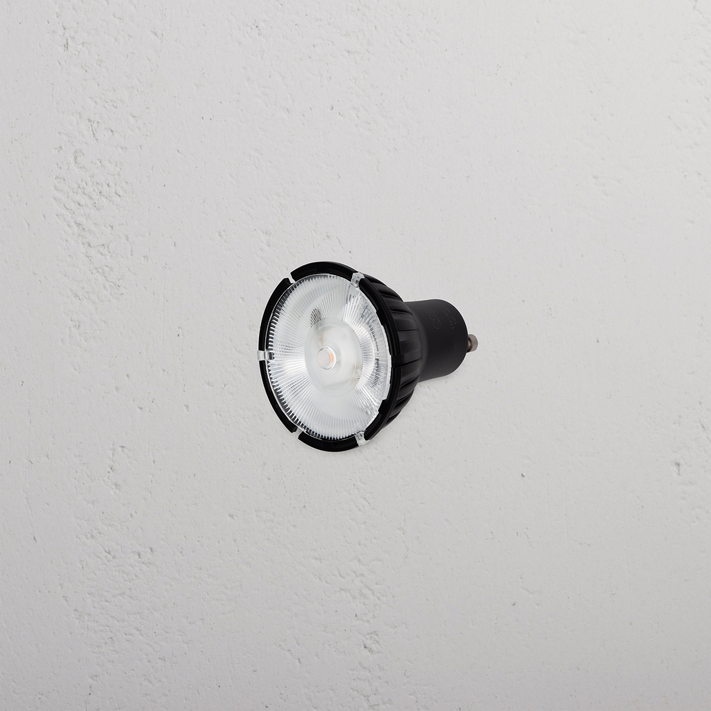 Chester 50 mm żarówka LED GU10 10° - Czarna