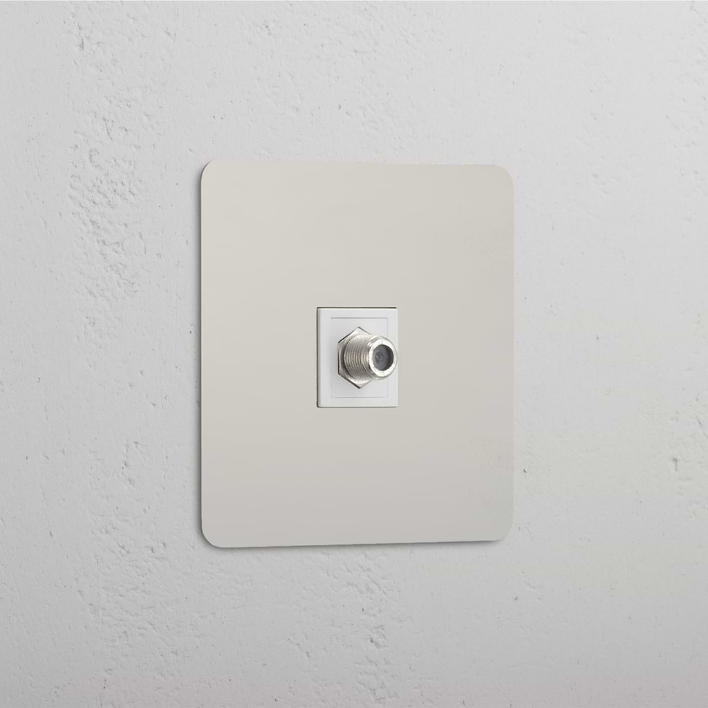 Single Satellite Module - Polished Nickel White