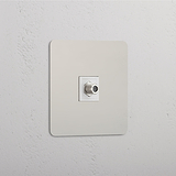 Single Satellite Module - Polished Nickel White