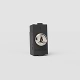 Two Way Toggle Switch EU - Polished Nickel