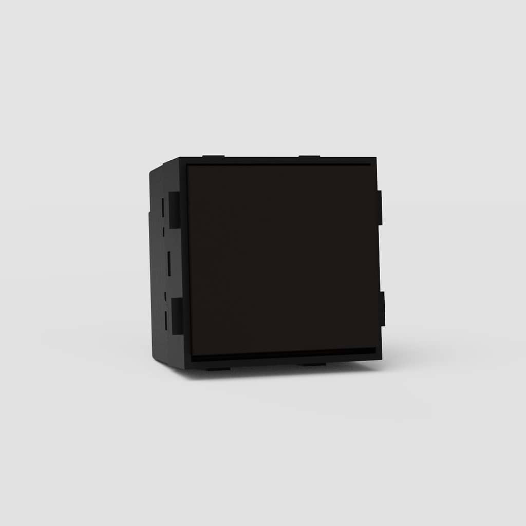 Centre Retractive Rocker Switch EU - Bronze Black