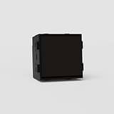 Centre Retractive Rocker Switch EU - Bronze Black