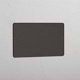 Double Blank Plate - Bronze