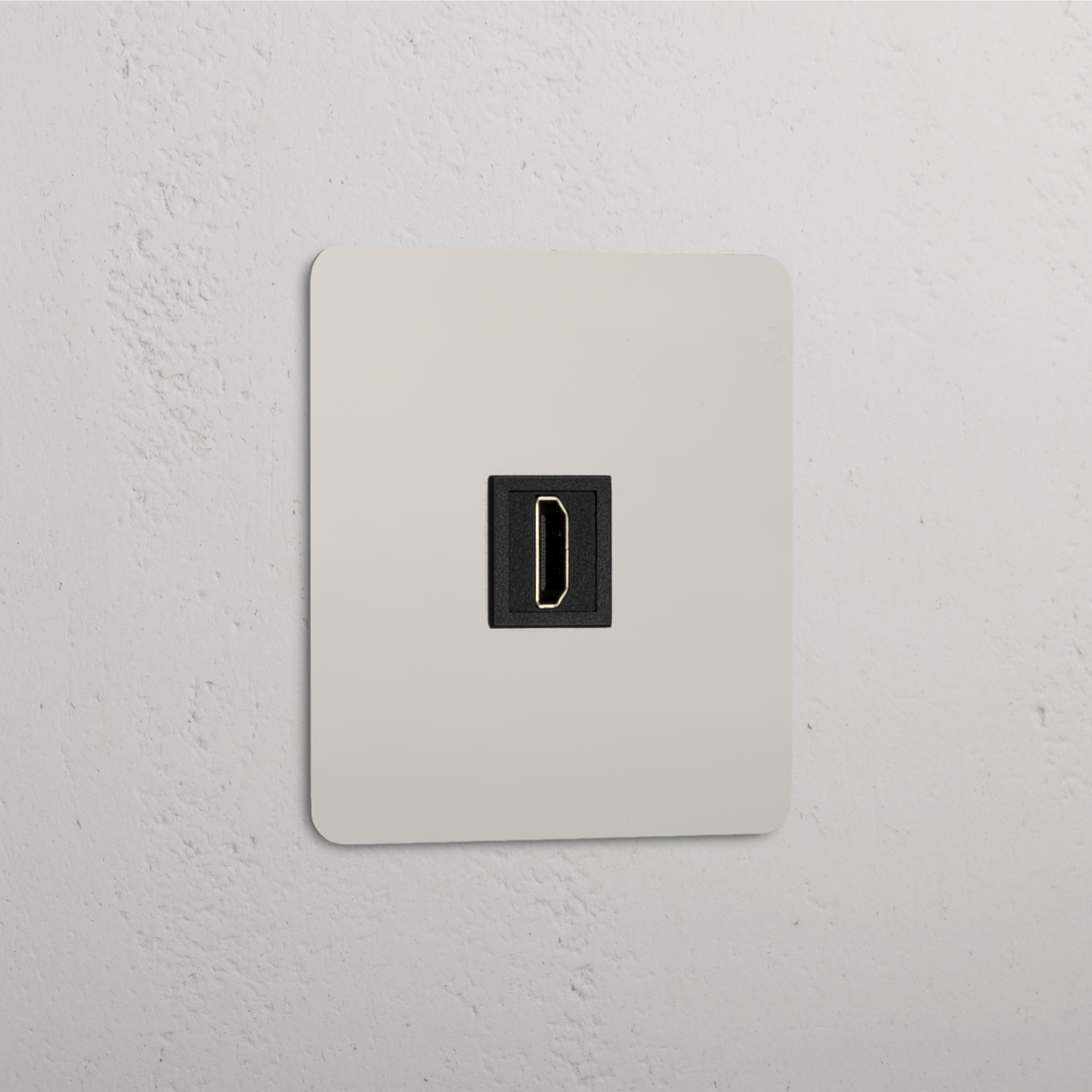 Single HDMI Module - Polished Nickel Black