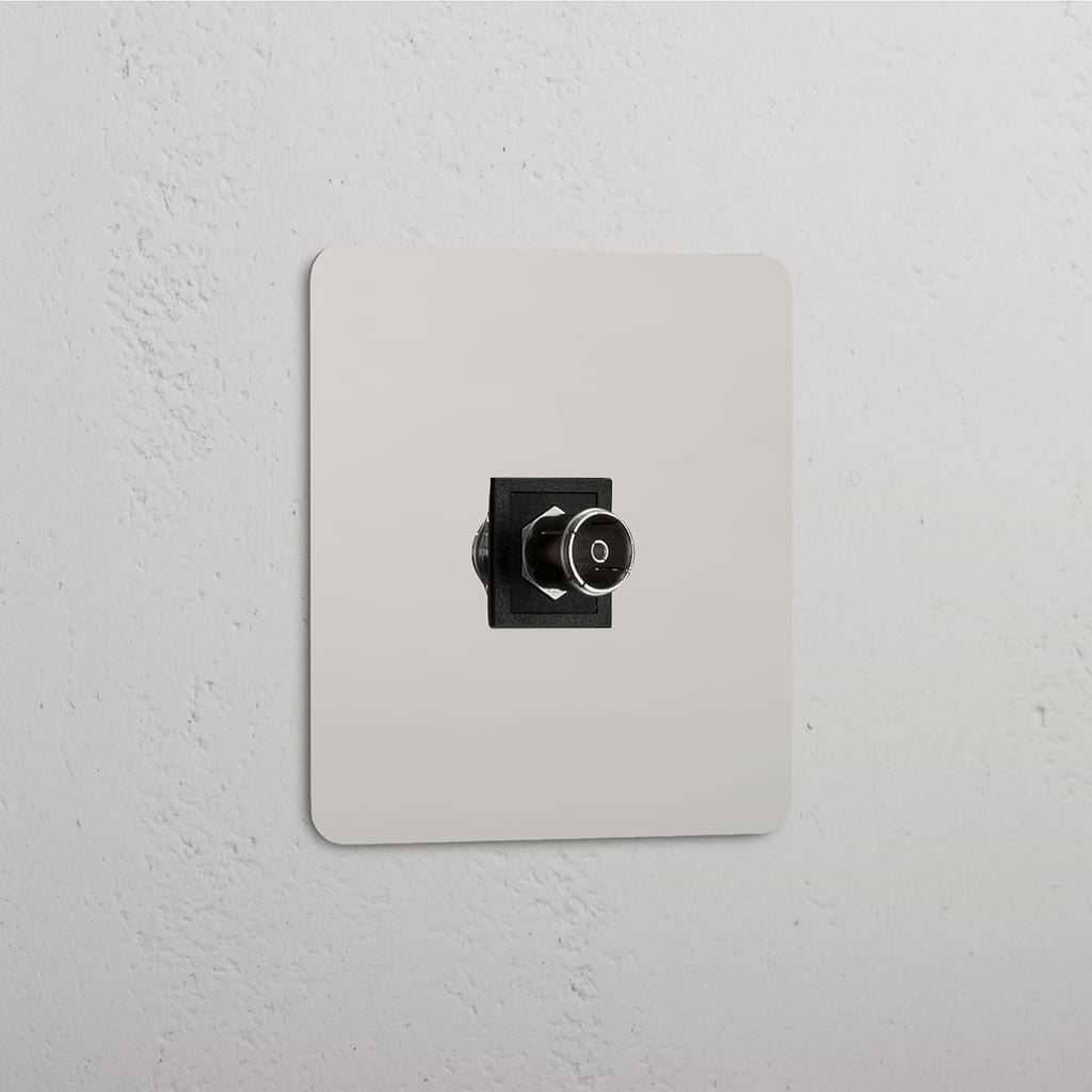 Single TV Module - Polished Nickel Black