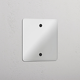Single Blank Plate - Clear Black