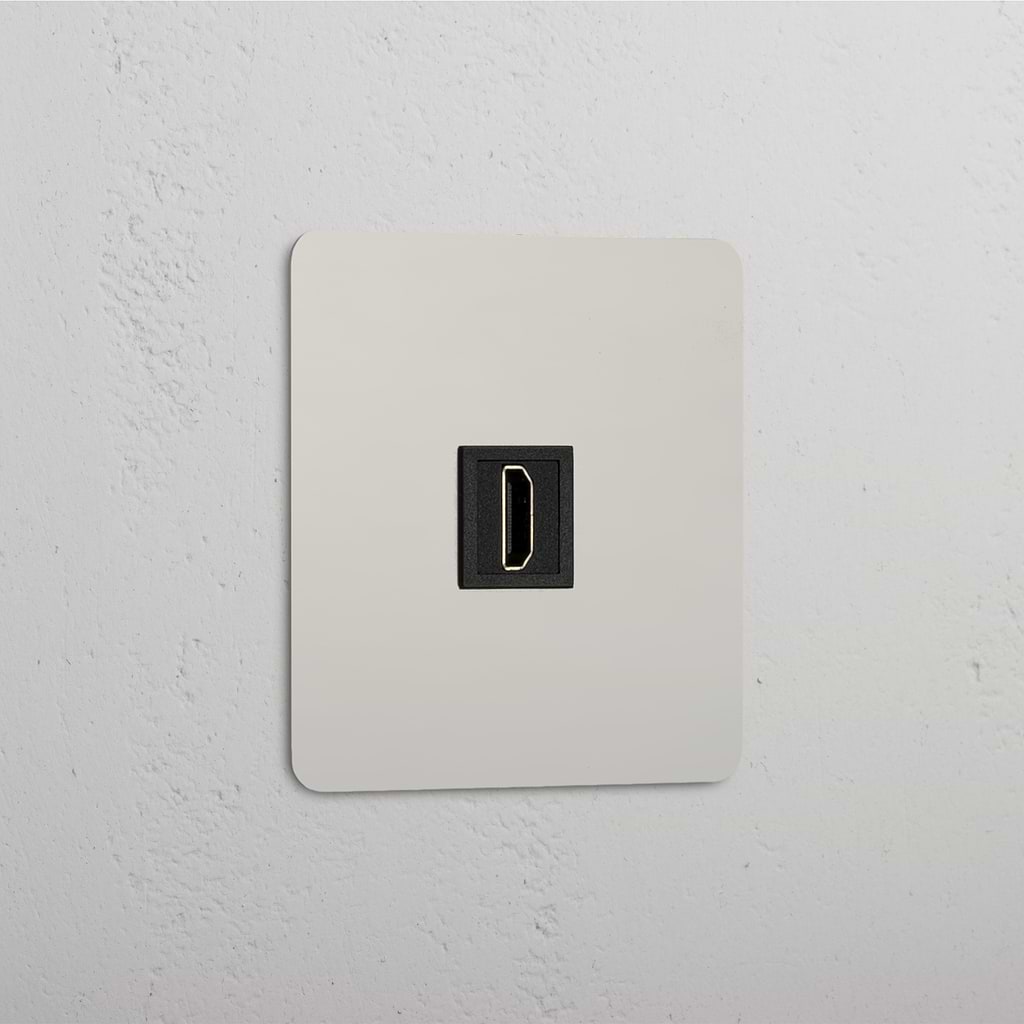 Single HDMI Module - Polished Nickel Black