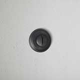 Bronze Canning Thumbturn on White Background